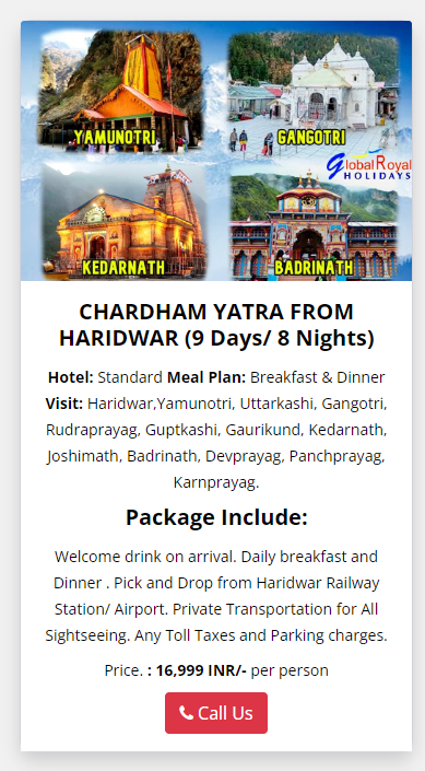 Chardham Tour Package